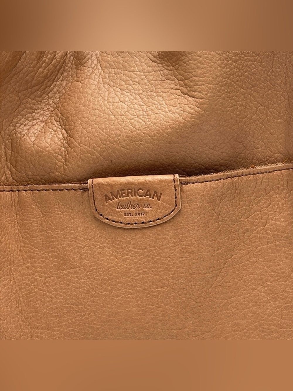 American Leather Co. Shoulder Bag - Caramel
Brown 100% Leather - Double Straps - Picture 3 of 15